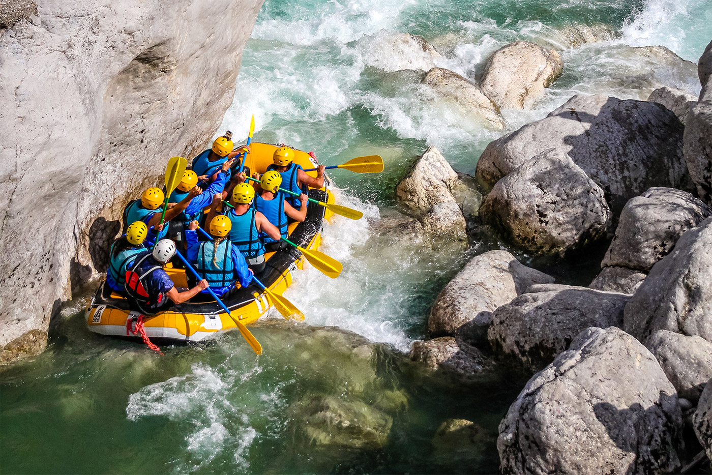 Montagne & River Rafting Canyoning
