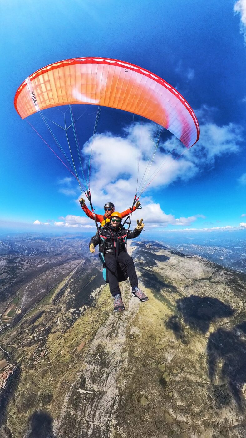 parapente à gréolières